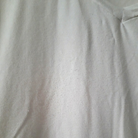 George Maternity White Vneck T-Shirt - Picture 6 of 6